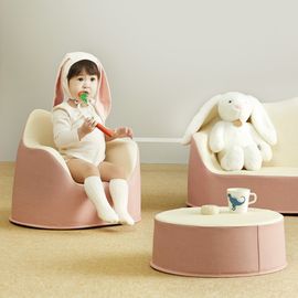 [Lieto Baby] single-person infant sofa toddler table set Eco-friendly materials_Eco-friendly fabric, high-density PU foam, waterproof, streamlined design_Made in Korea